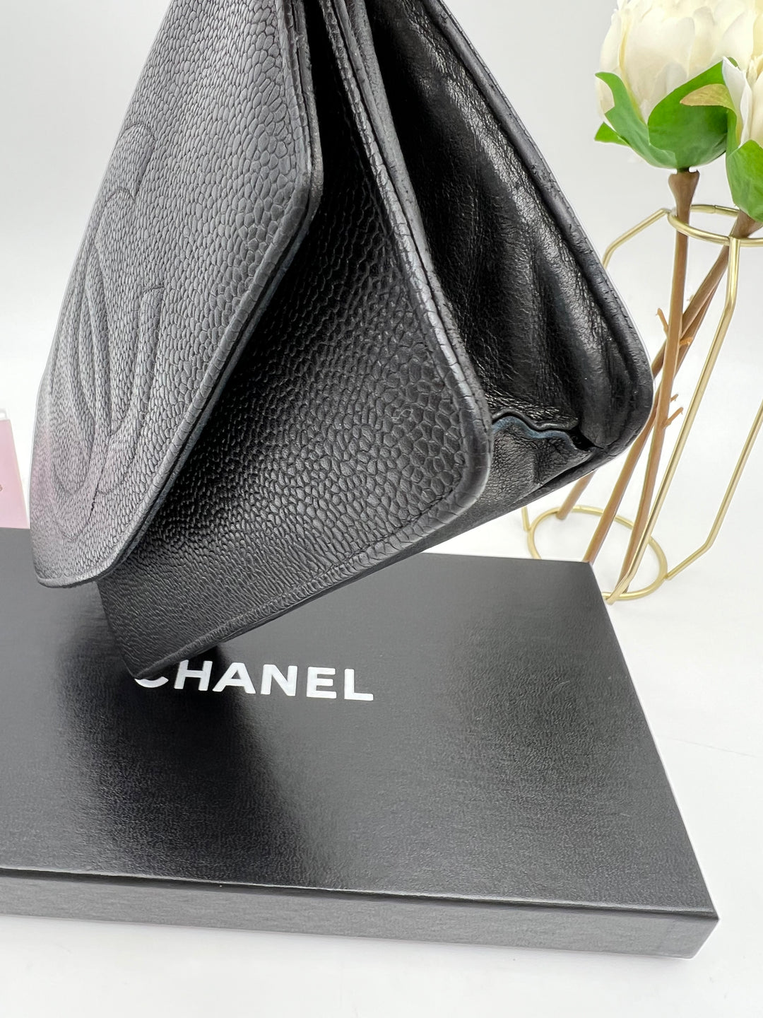 CHANEL CAVIAR TIMELESS CLUTCH