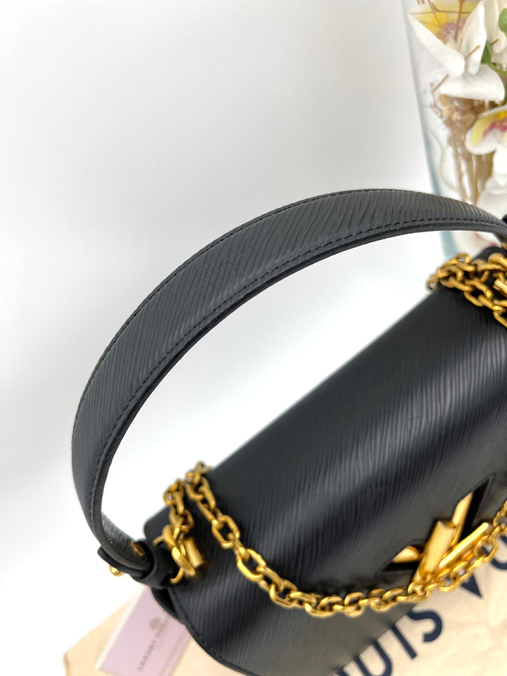 LOUIS VUITTON TWIST BLACK EPI GHW