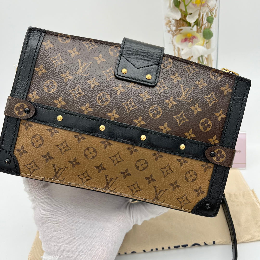 LOUIS VUITTON TRUNK CLUTCH 2 WAY BAG ( MICROCHIPPED )