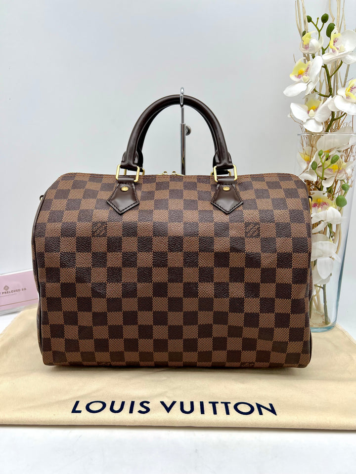 LOUIS VUITTON BANDOULIERE 30 DAMIER EBENE