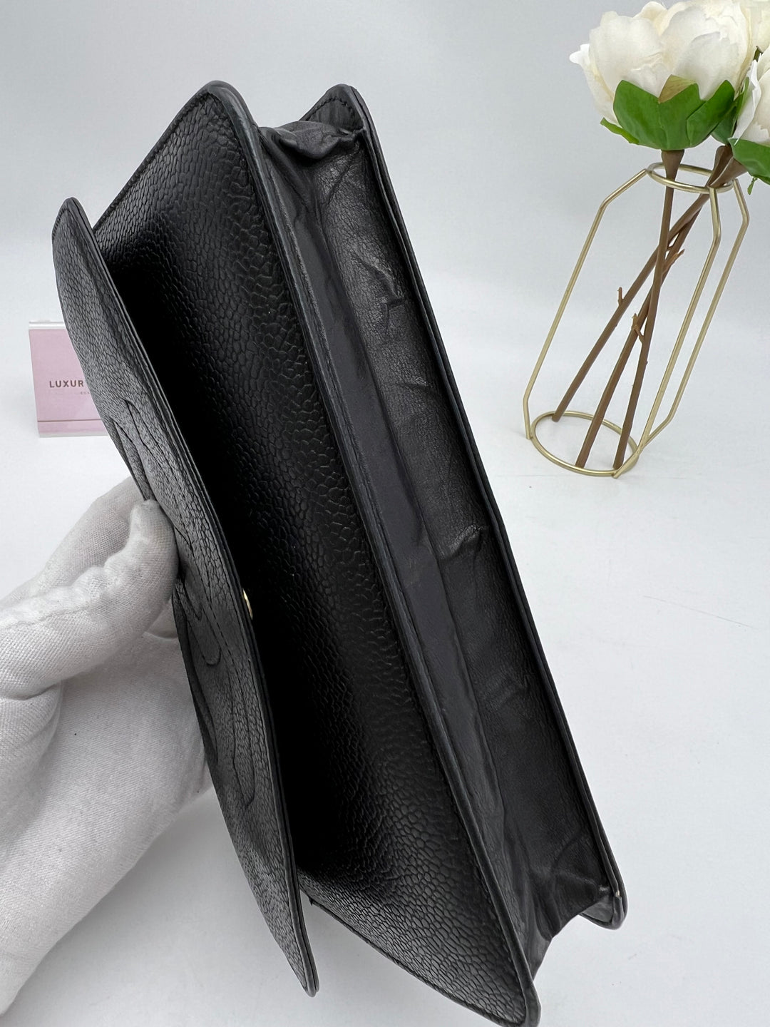 CHANEL CAVIAR TIMELESS CLUTCH