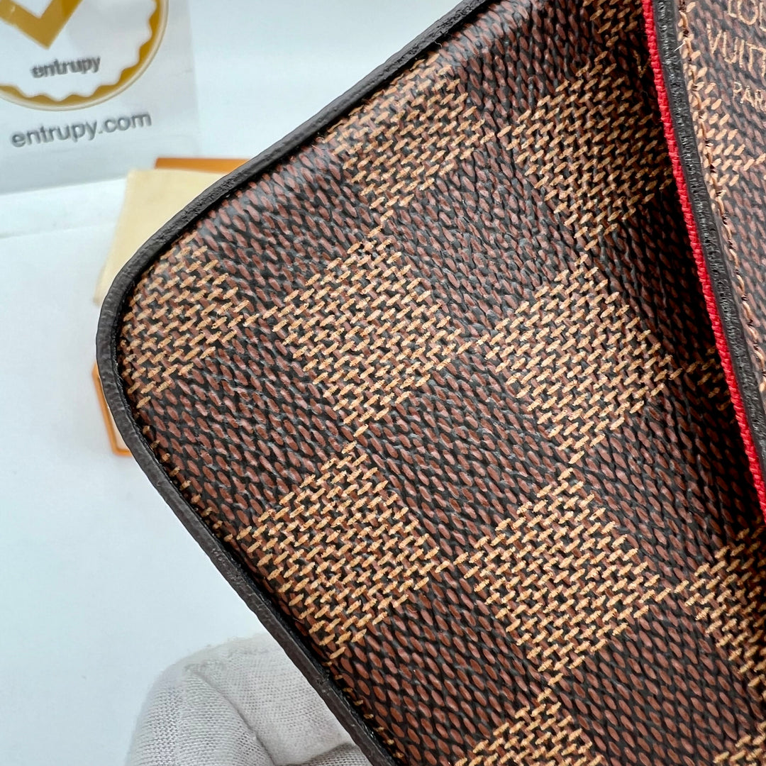 LOUIS VUITTON FELICIE DAMIER EBENE ( RFID )