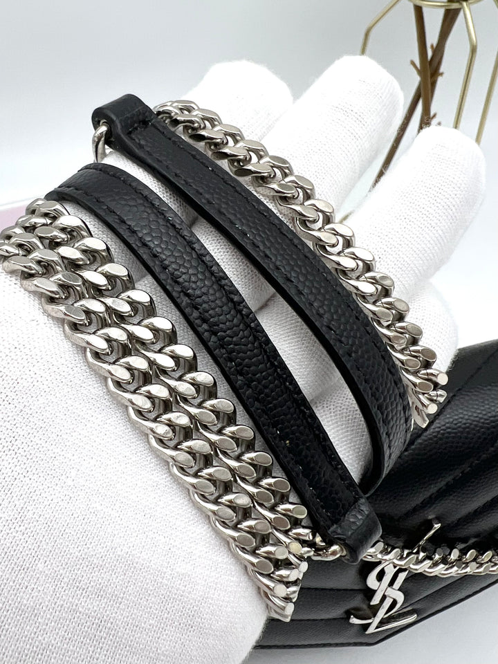 YVES SAINT LAURENT MONOGRAM ENVELOPE