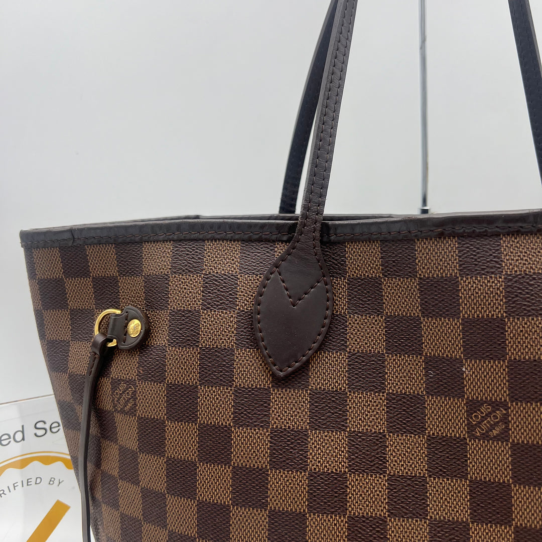 LOUIS VUITTON NEVERFULL MM DAMIER EBENE