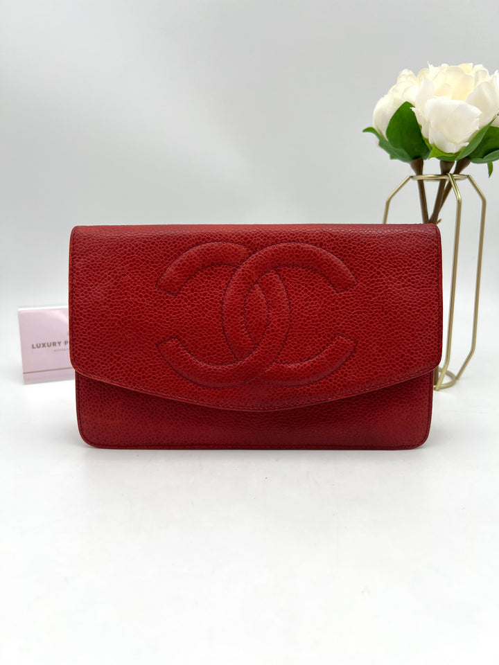 CHANEL CAVIAR TIMELESS CLUTCH