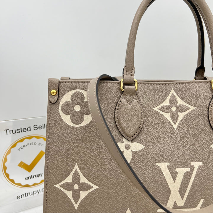 LOUIS VUITTON ON THE GO MM EMPREINTE