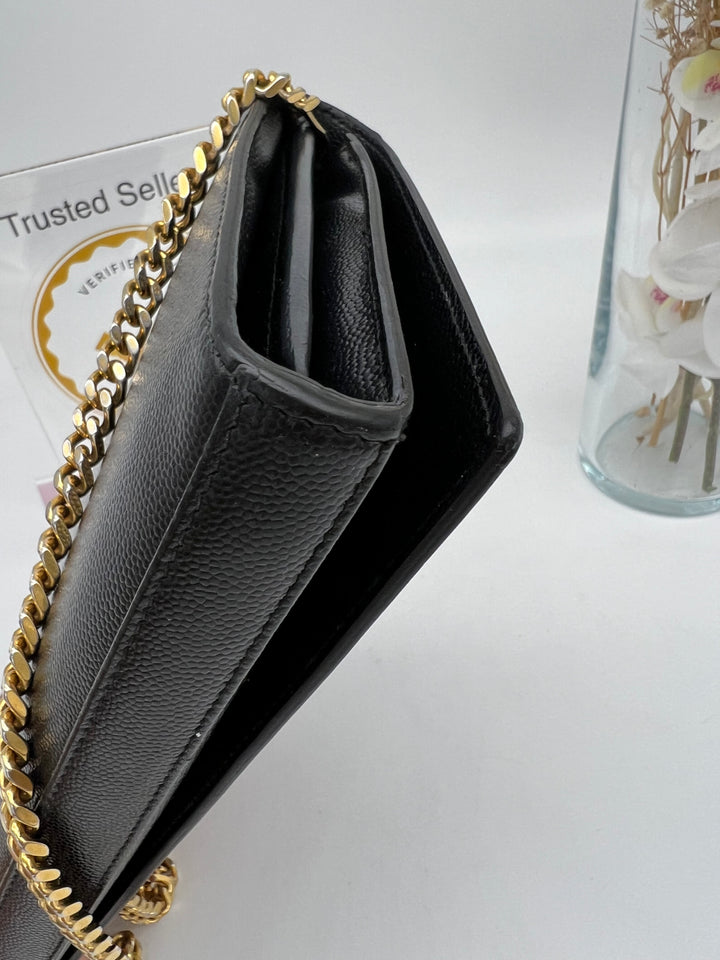 YVES SAINT LAURENT WALLET ON CHAIN