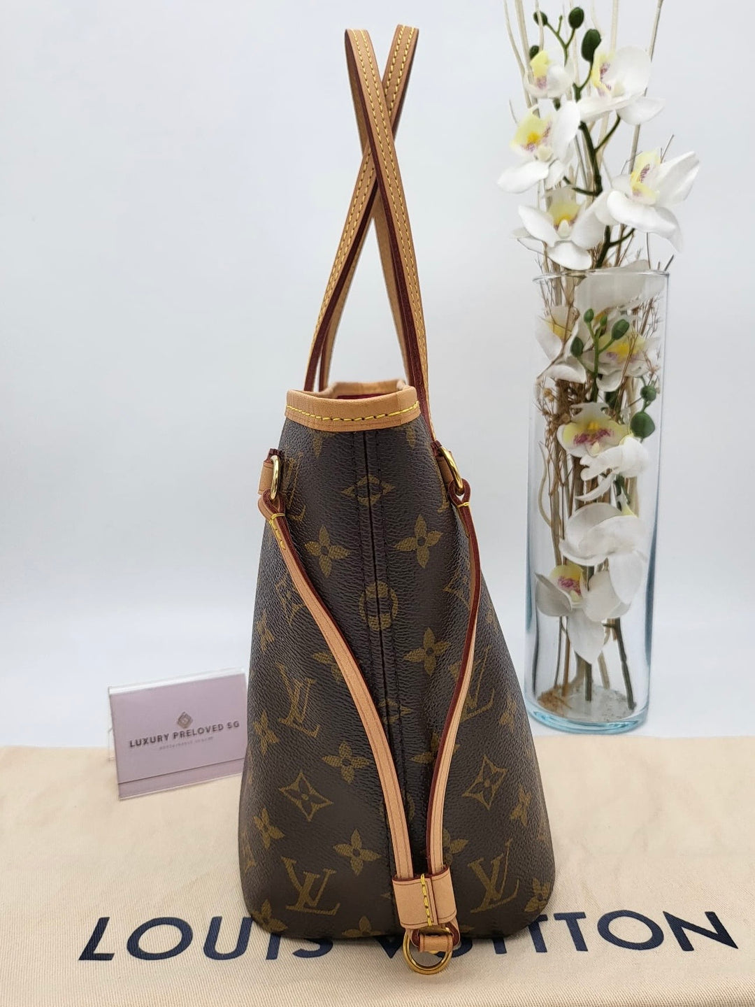 LOUIS VUITTON NEVERFULL PM MONOGRAM W/POUCH