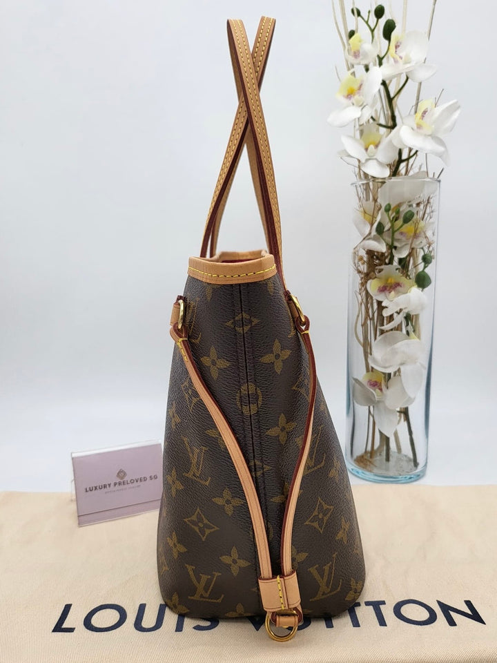 LOUIS VUITTON NEVERFULL PM MONOGRAM W/POUCH