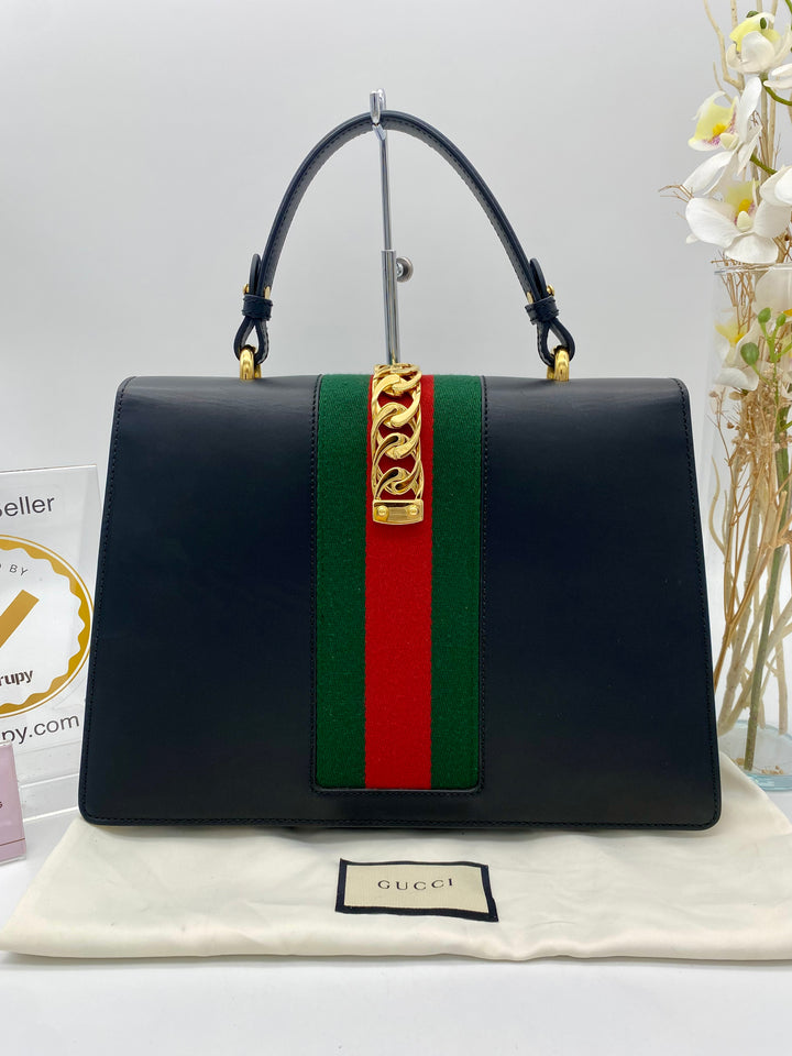 GUCCI MEDIUM SYLVIE SATCHEL