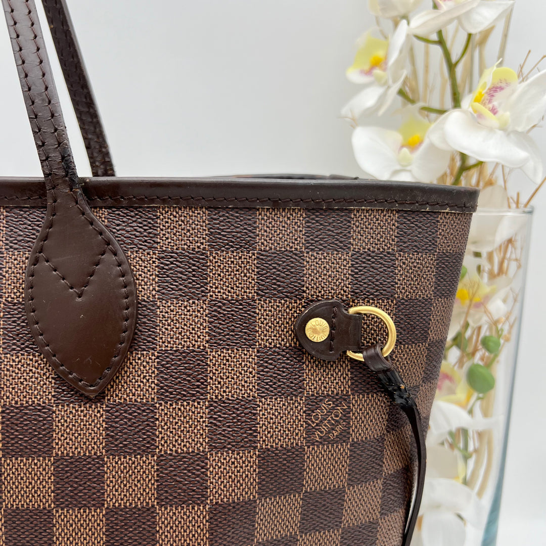 LOUIS VUITTON NEVERFULL MM DAMIER EBENE