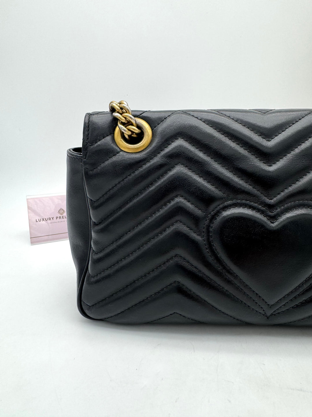 GUCCI MARMONT QUILTED GHW SHOULDER BAG