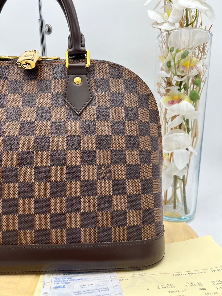 LOUIS VUITTON ALMA PM DAMIER EBENE