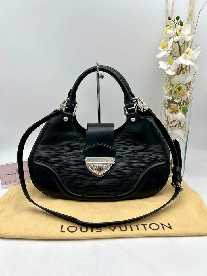 LOUIS VUITTON EPI LEATHER SAC MONTAIGNE