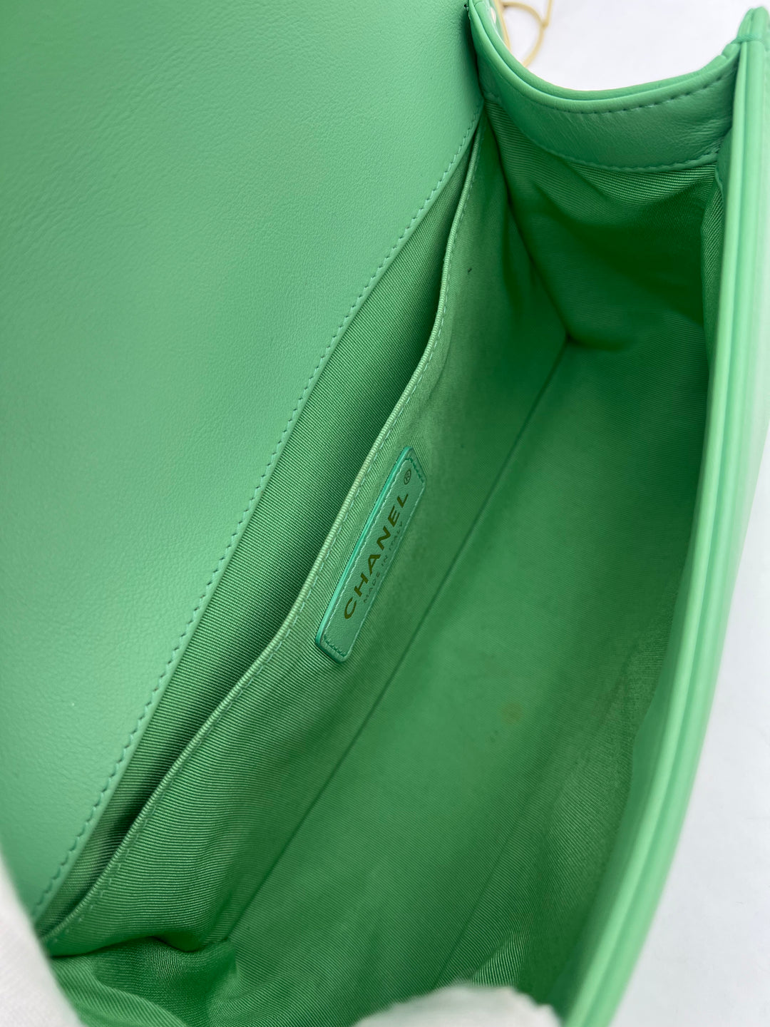 CHANEL LAMBSKIN OLD MEDIUM BOY