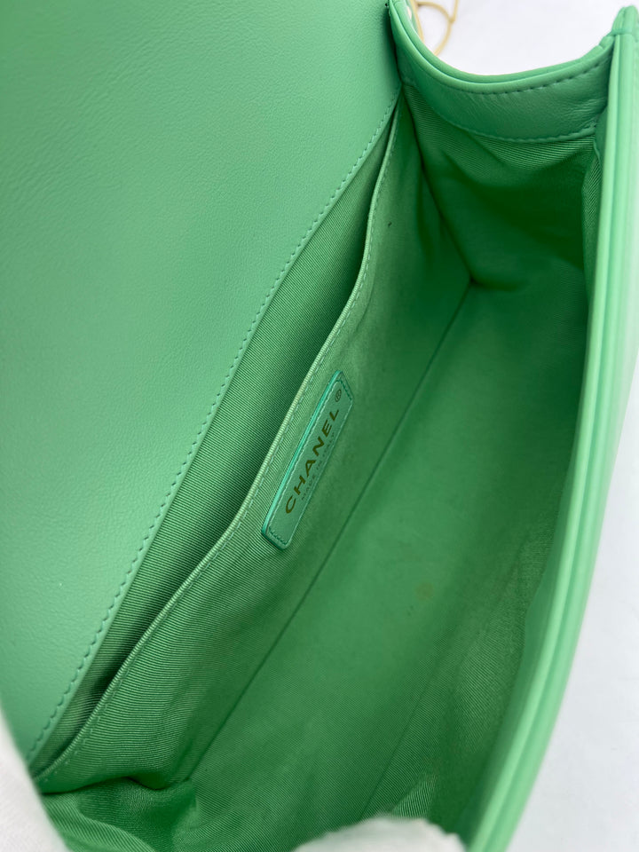 CHANEL LAMBSKIN OLD MEDIUM BOY