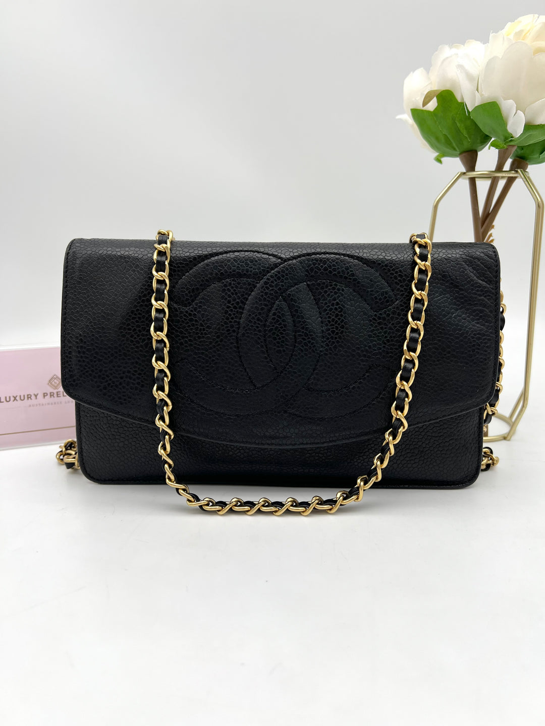 CHANEL CAVIAR TIMELESS CLUTCH
