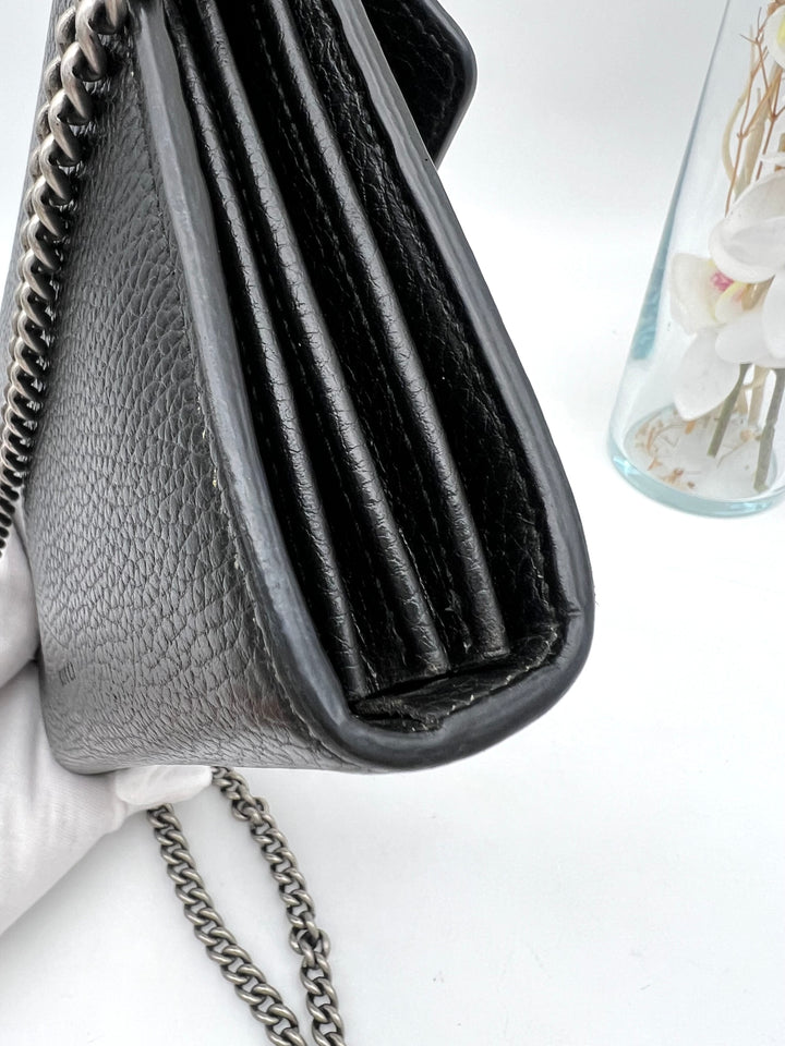 GUCCI DIONYSUS TEXTURED CALF SKIN CRYSTAL WOC
