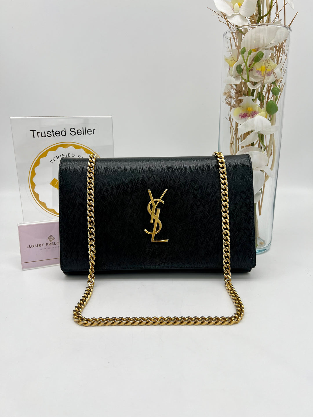 YVES SAINT LAURENT WALLET ON CHAIN