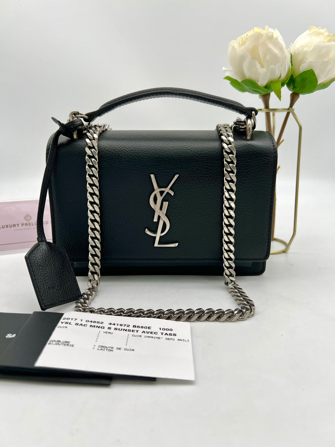 YVES SAINT LAURENT SUNSET CHAIN SHOULDER BAG