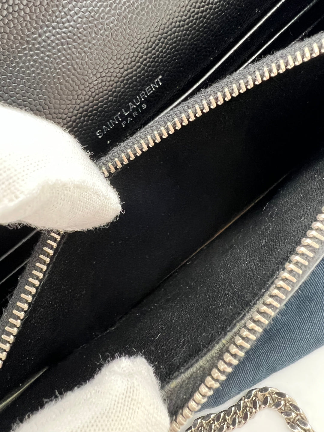 YVES SAINT LAURENT MONOGRAM ENVELOPE