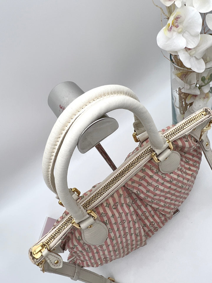 LOUIS VUITTON MINI LIN CROISETTE MARINA PM ROUGE