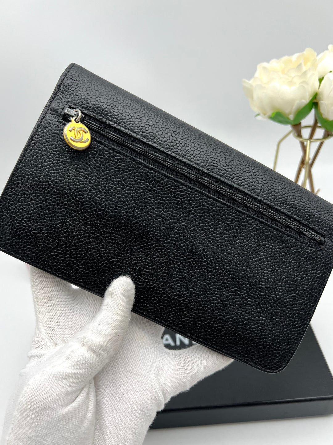 CHANEL CAVIAR TIMELESS CLUTCH