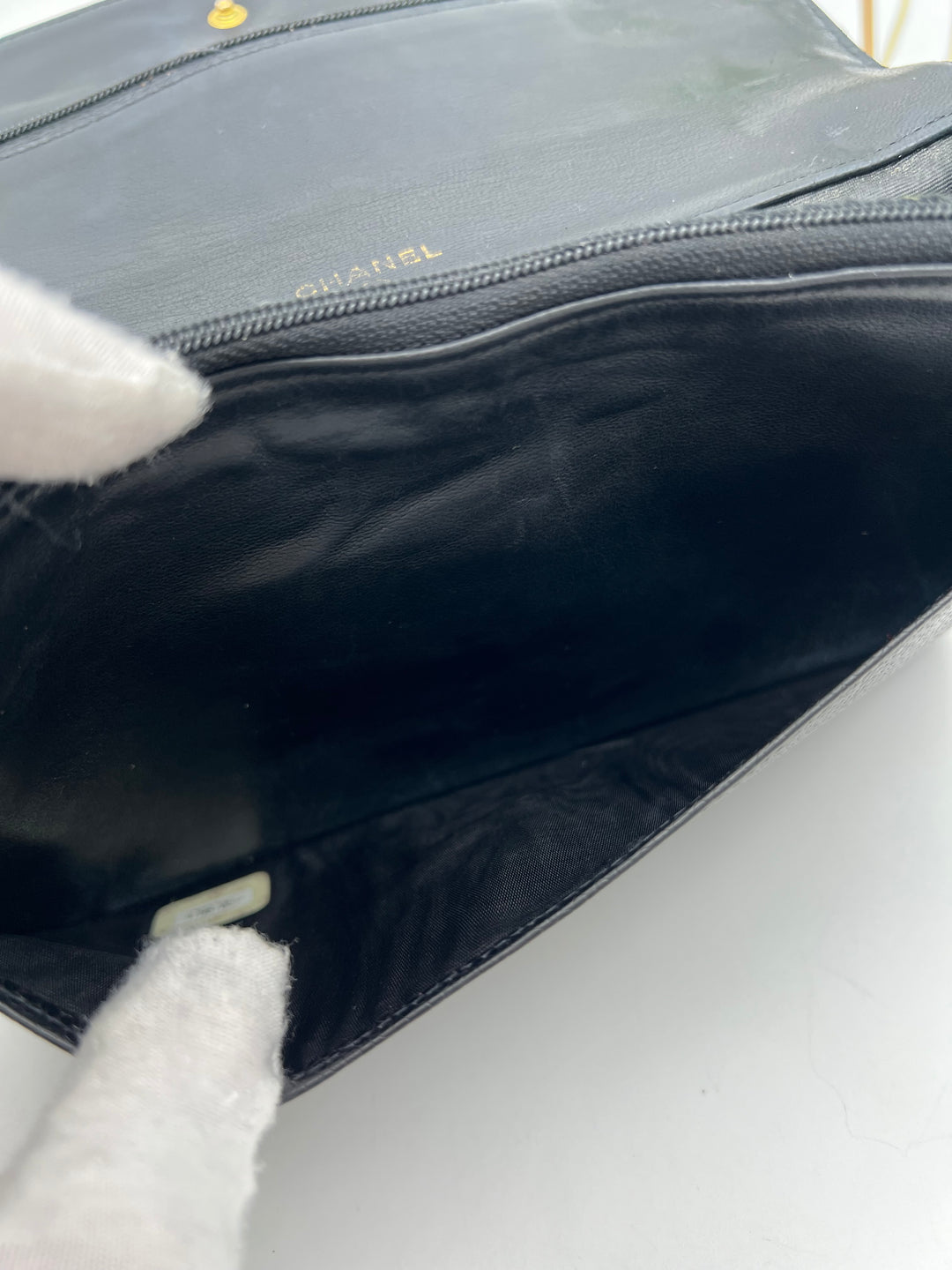 CHANEL CAVIAR TIMELESS CLUTCH