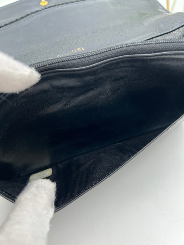 CHANEL CAVIAR TIMELESS CLUTCH