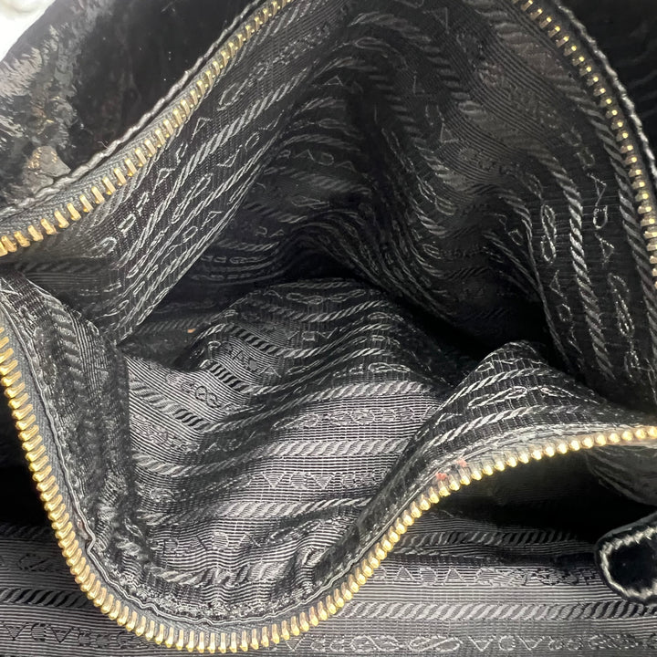 PRADA NYLON 2 WAY CHAIN TOTE