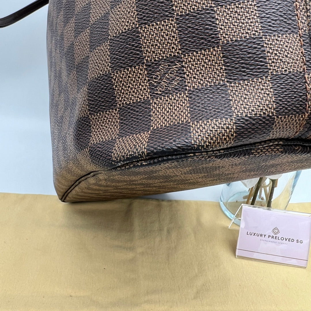 LOUIS VUITTON NEVERFULL MM DAMIER EBENE