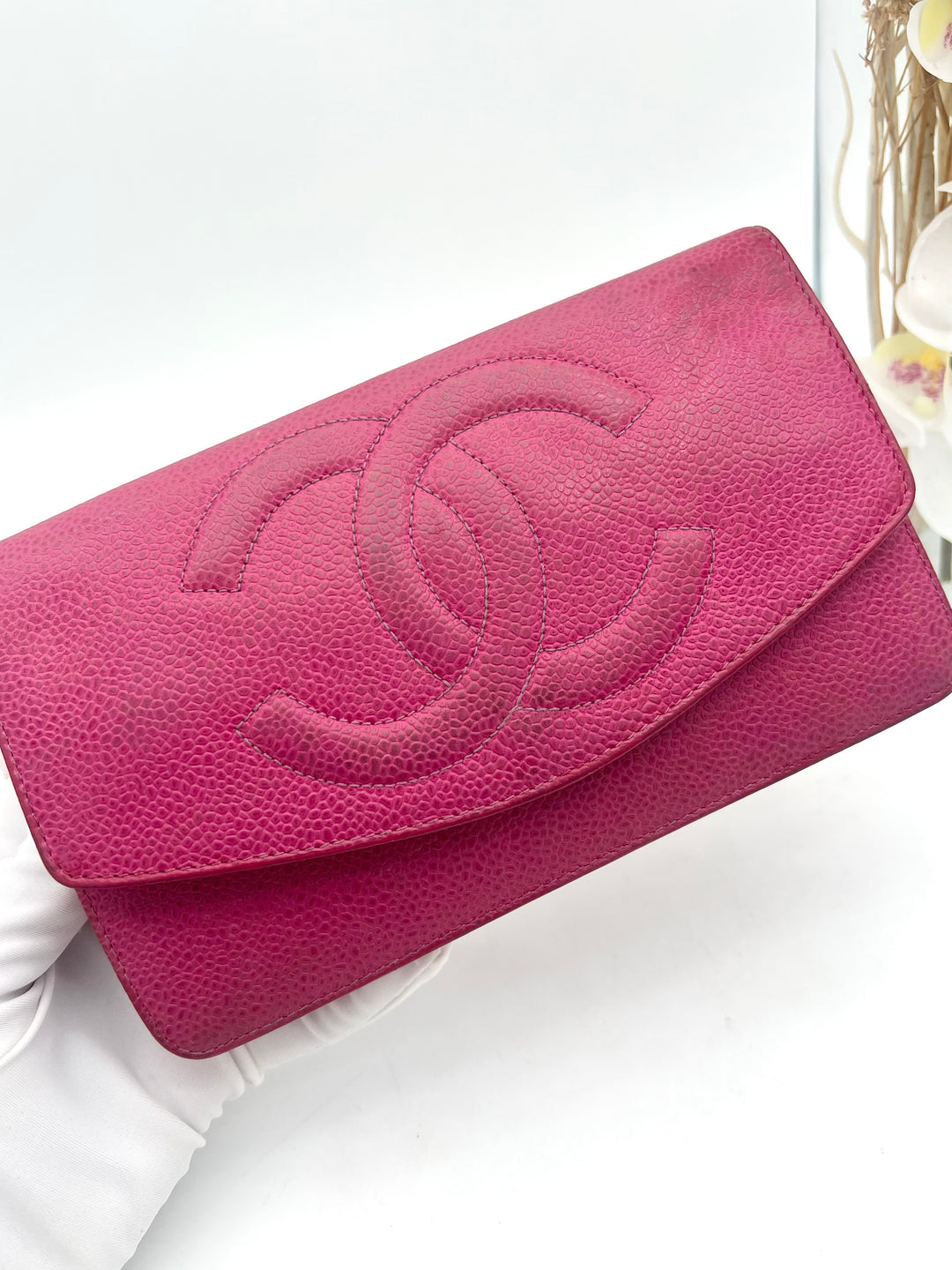 CHANEL CAVIAR TIMELESS CLUTCH