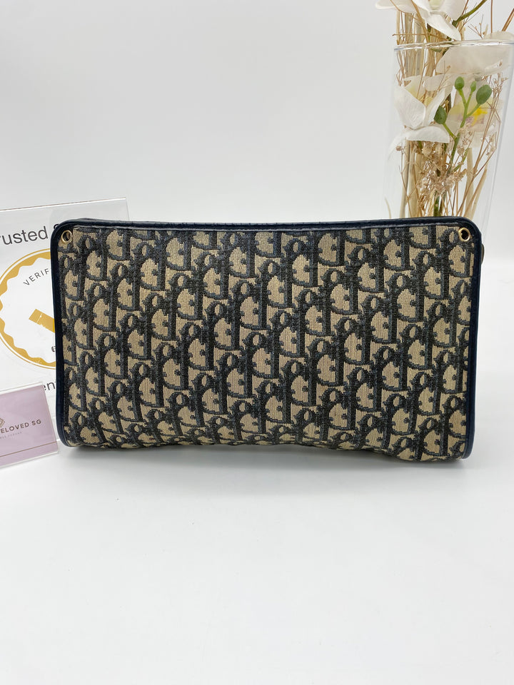 CHRISTIAN DIOR  TROTTER VINTAGE CLUTCH