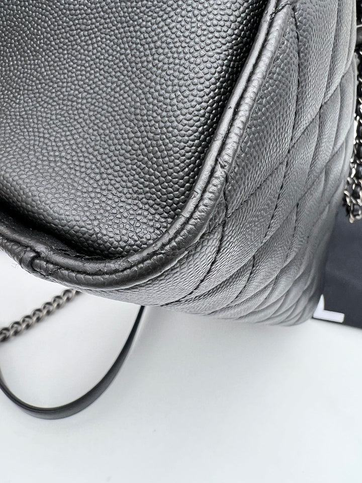 CHANEL CAVIAR QUILTED BUCKET BAG