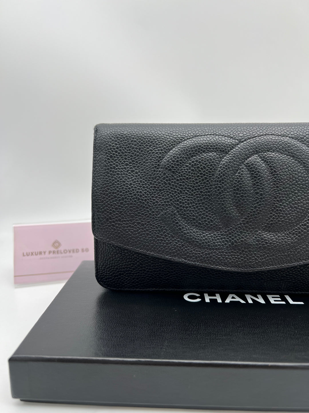 CHANEL CAVIAR TIMELESS CLUTCH