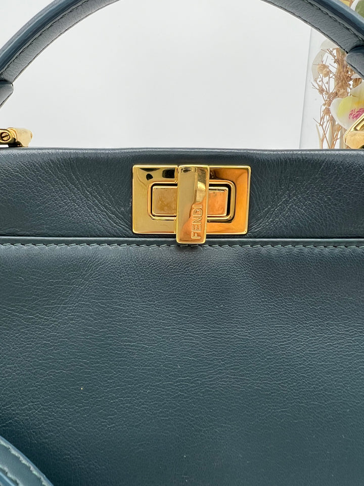 FENDI PEEKABOO SOFT LEATHER MINI