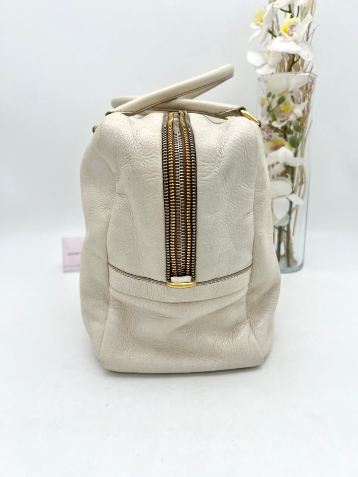 PRADA BEIGE VITELLO SHINE LEATHER