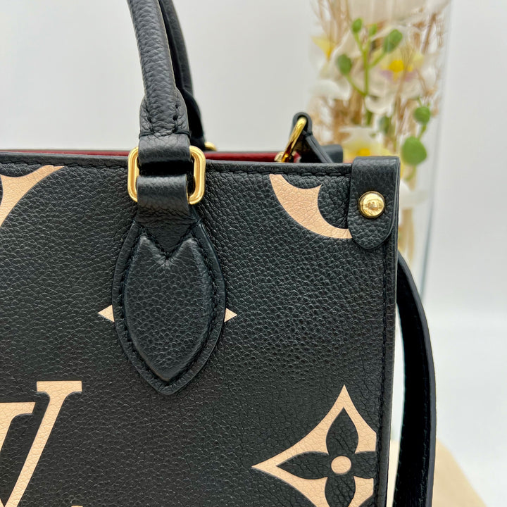 LOUIS VUITTON ON THE GO PM EMPREINTE