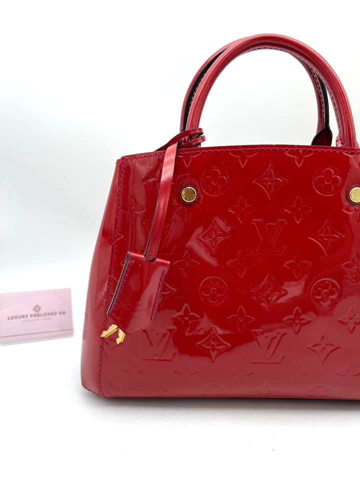 LOUIS VUITTON MONTAIGNE BB VERNIS