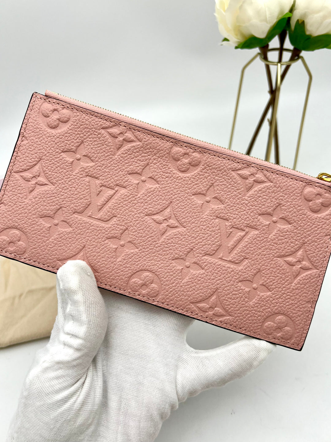 LOUIS VUITTON FELICIE EMPRIENTE LEATHER