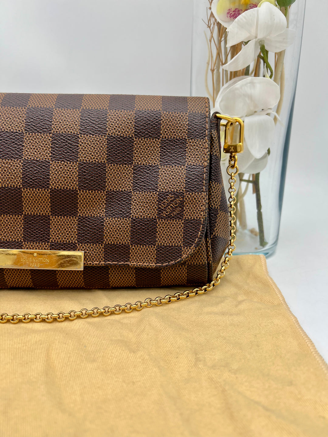 LOUIS VUITTON FAVOURITE PM DAMIER EBENE