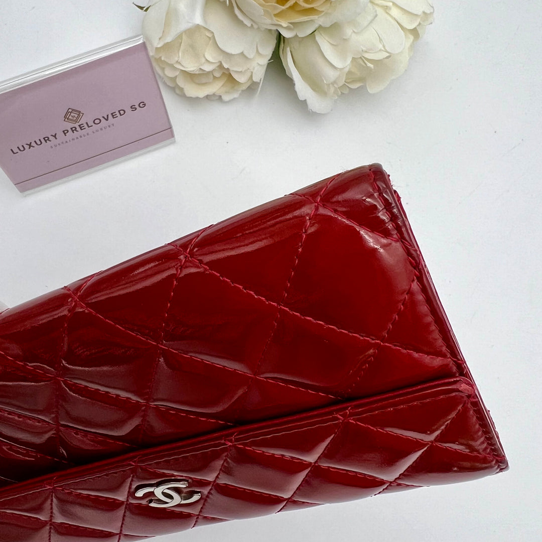 CHANEL WALLET PATENT