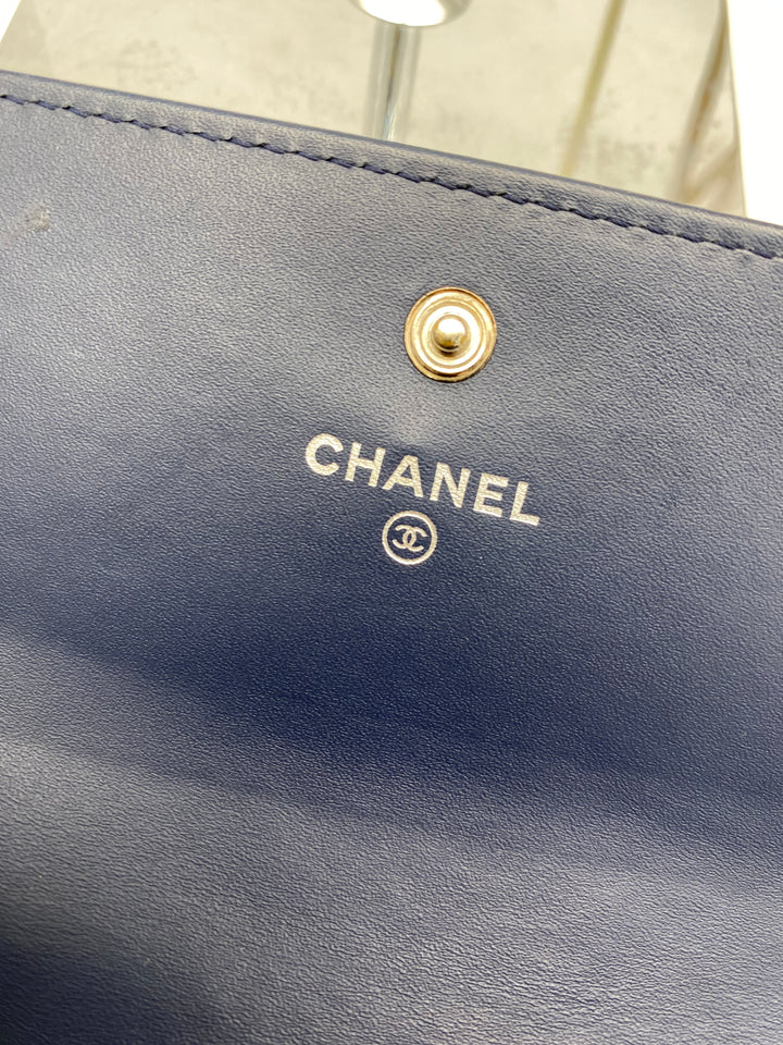 CHANEL WALLET PATENT