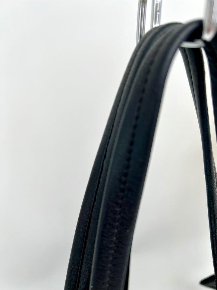 PRADA RIBBON LEATHER SHOULDER BAG