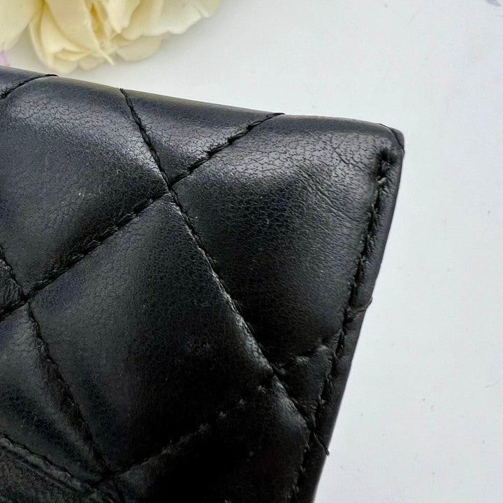 CHANEL CLASSIC GHW LAMBSKIN CARD HOLDER