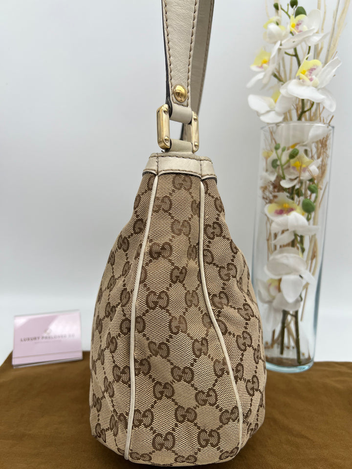 GUCCI CANVAS SMALL OPHIDIA SHOULDER BAG