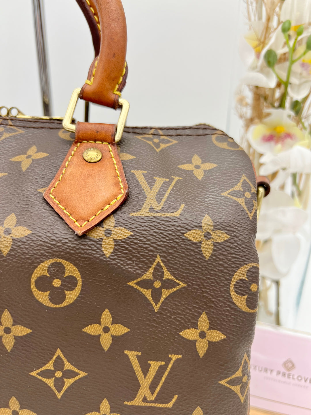 LOUIS VUITTON BANDOLIER SPEEDY 25 MONOGRAM