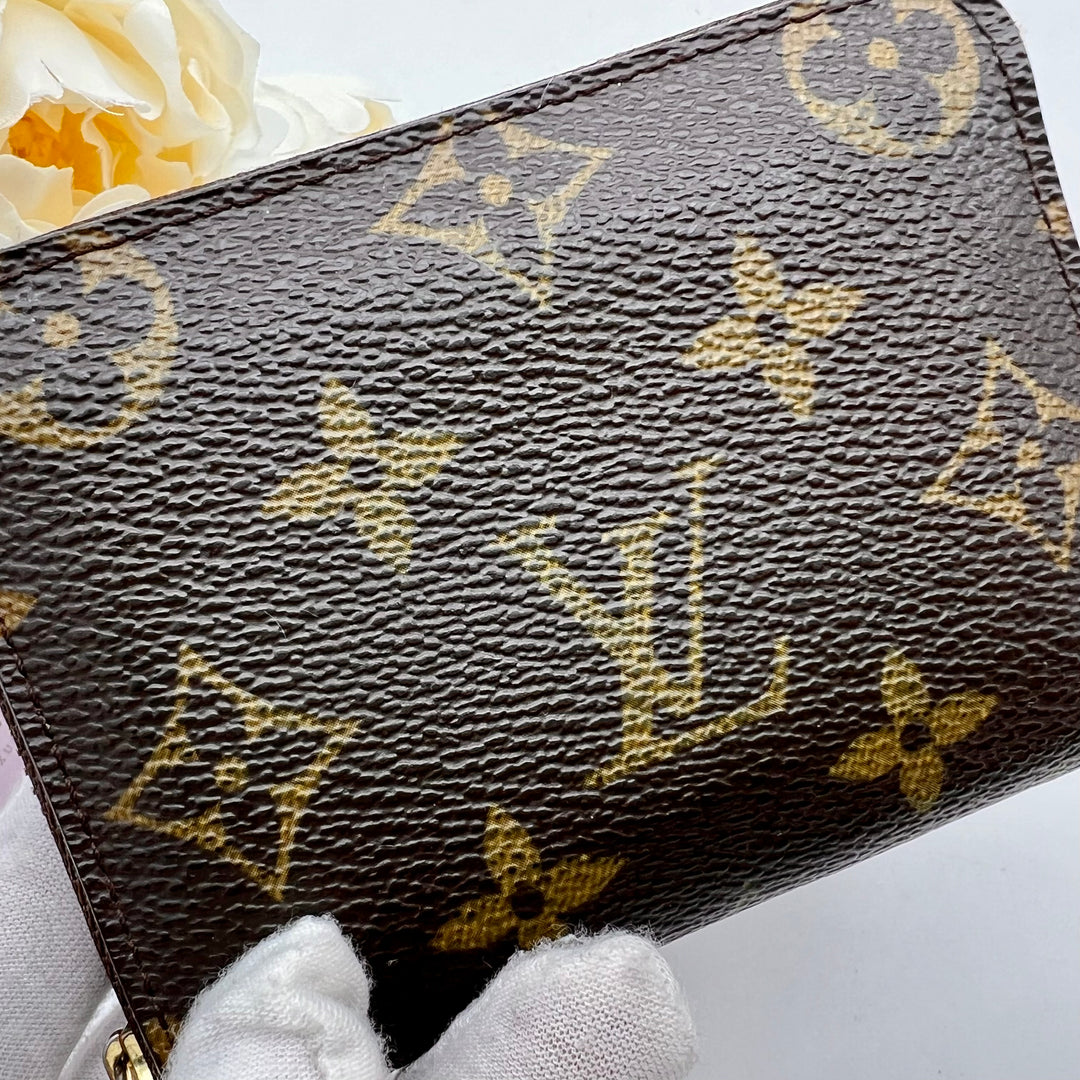 LOUIS VUITTON MONOGRAM ZIPPY SHORT WALLET