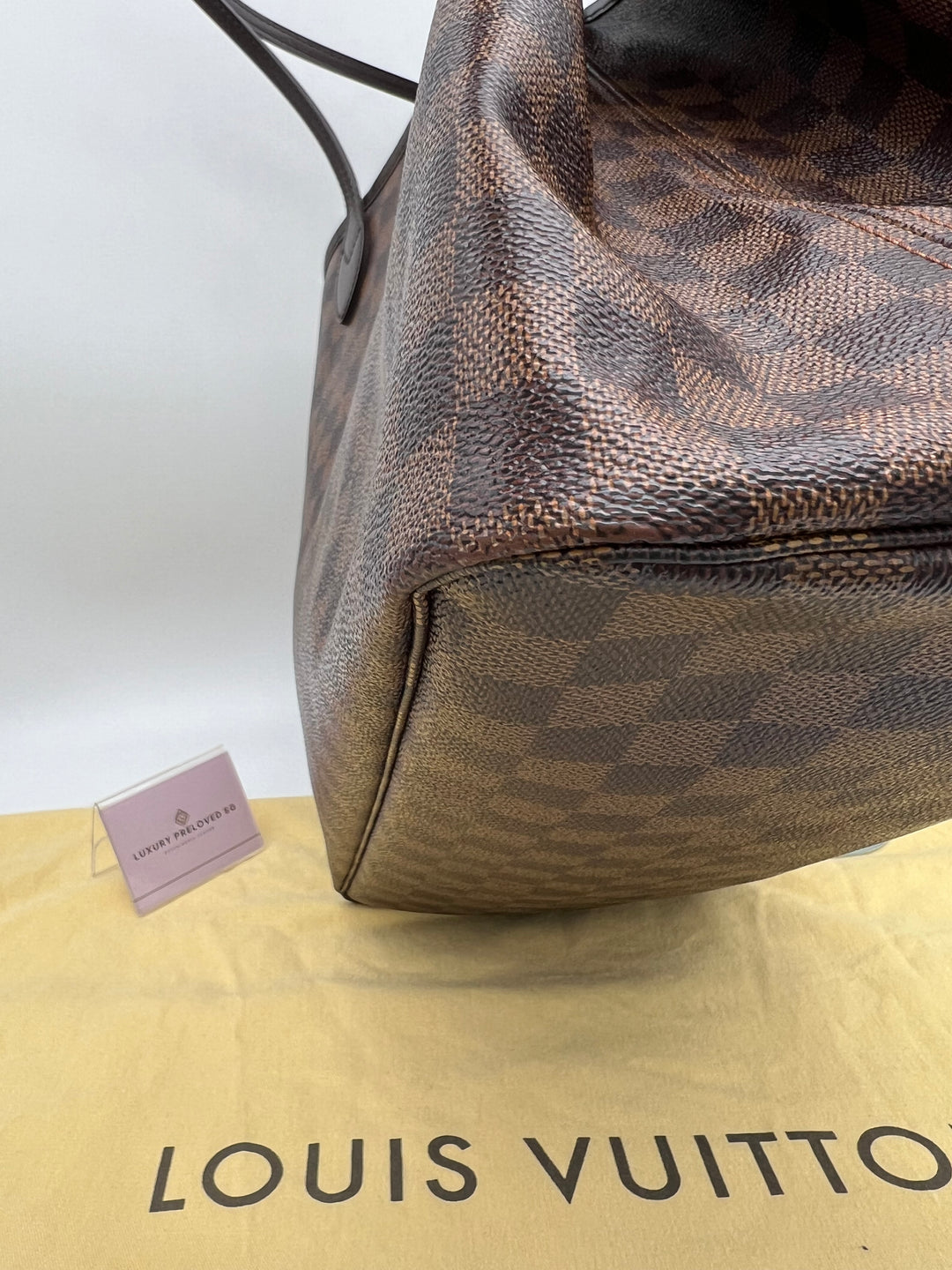 LOUIS VUITTON NEVERFULL GM DAMIER W/ POUCH