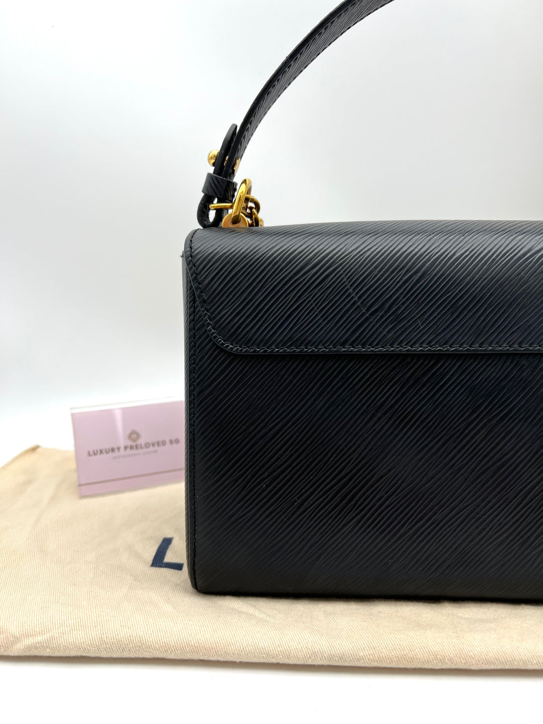 LOUIS VUITTON TWIST BLACK EPI GHW